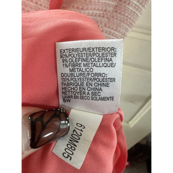 Tahari Women's Stitch Tweed Cut Out Faux Gold Hardware Belt Sheath Dress 2 - Picture 6 of 6